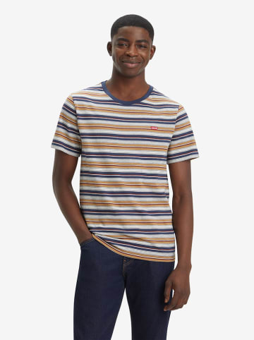 Levi's Koszulka w kolorze szaro-pomarańczowo-granatowym