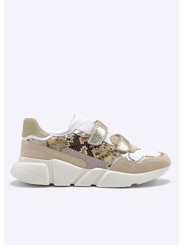 SASSYCLASSY Sneakers in Weiß/ Beige