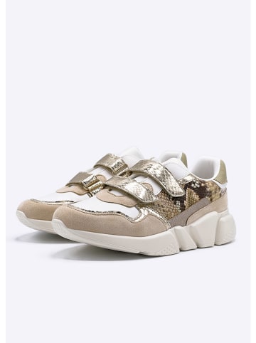 SASSYCLASSY Sneakers in Weiß/ Beige