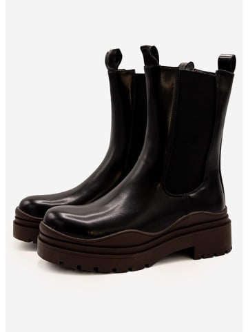 SASSYCLASSY Boots in Schwarz/ Dunkelbraun