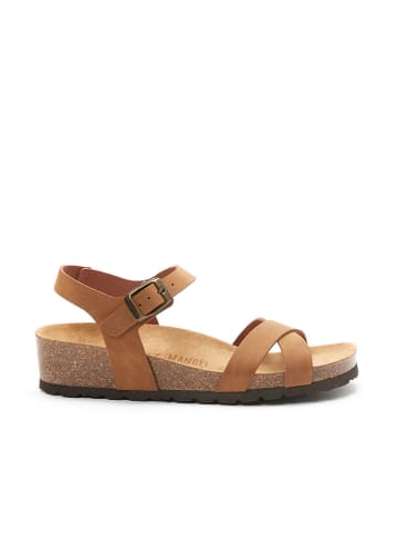 Mandel Sandalen "Sara" lichtbruin