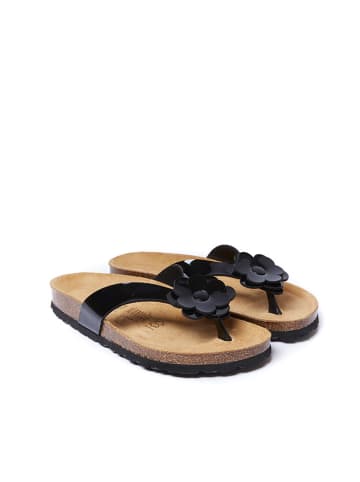 Mandel Teenslippers "Lene" zwart