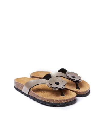 Mandel Teenslippers "Lene" beige