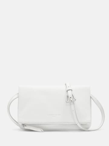 LIEBESKIND BERLIN Leder-Umhängetasche "Aloe S" in Weiß - (B)21,5 x (H)14 x (T)2,5 cm