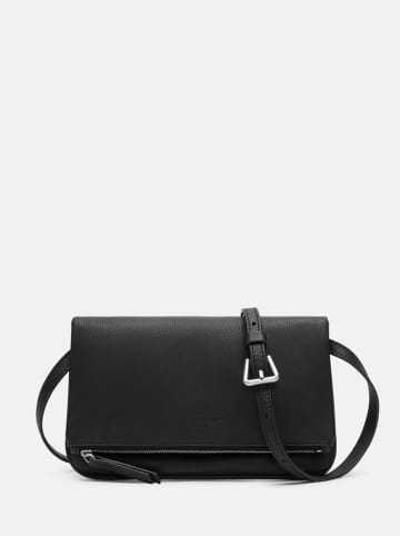 LIEBESKIND BERLIN Leder-Umhängetasche "Aloe S" in Schwarz - (B)21,5 x (H)14 x (T)2,5 cm