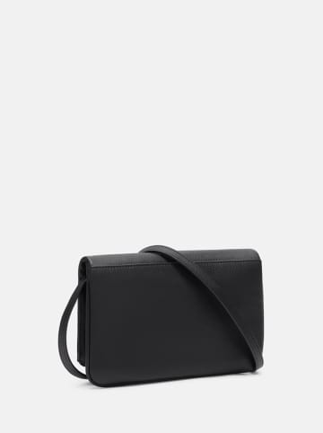 LIEBESKIND BERLIN Leder-Umhängetasche "Aloe S" in Schwarz - (B)21,5 x (H)14 x (T)2,5 cm