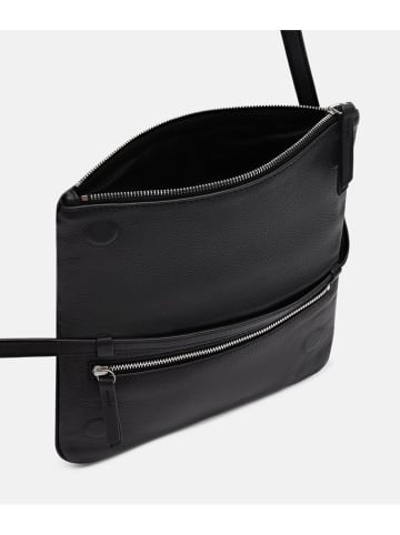 LIEBESKIND BERLIN Leder-Umhängetasche "Aloe S" in Schwarz - (B)21,5 x (H)14 x (T)2,5 cm