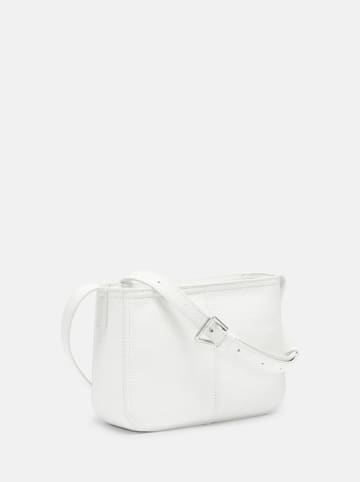 LIEBESKIND BERLIN Leder-Umhängetasche "Brooke S" in Weiß - (B)23 x (H)17 x (T)7 cm