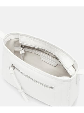 LIEBESKIND BERLIN Leder-Umhängetasche "Brooke S" in Weiß - (B)23 x (H)17 x (T)7 cm