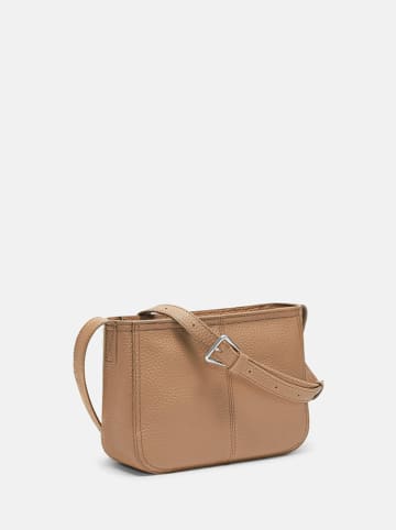 LIEBESKIND BERLIN Leder-Umhängetasche "Brooke S" in Beige - (B)23 x (H)17 x (T)7 cm