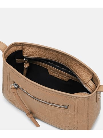 LIEBESKIND BERLIN Leder-Umhängetasche "Brooke S" in Beige - (B)23 x (H)17 x (T)7 cm