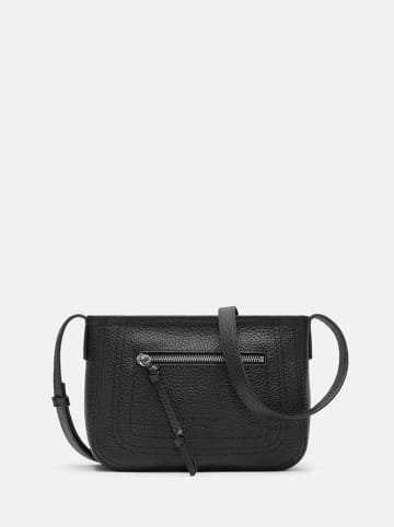 LIEBESKIND BERLIN Leder-Umhängetasche "Brooke S" in Schwarz - (B)23 x (H)17 x (T)7 cm