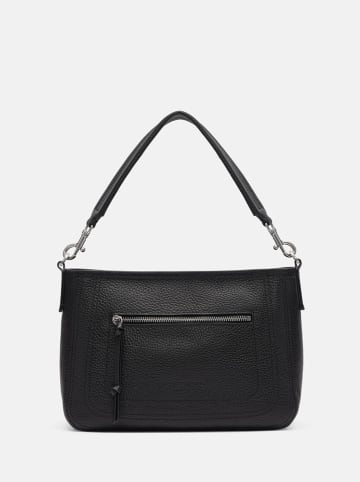 LIEBESKIND BERLIN Leder-Schultertasche "Brooke M" in Schwarz - (B)31 x (H)22 x (T)11 cm