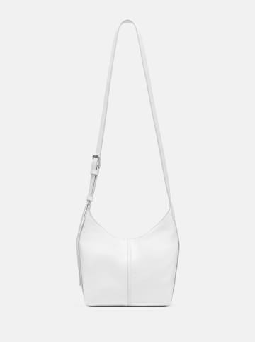 LIEBESKIND BERLIN Leder-Umhängetasche "Demi S" in Weiß - (B)20 x (H)19,5 x (T)10 cm