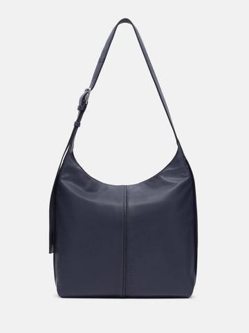 LIEBESKIND BERLIN Leder-Schultertasche "Demi M" in Dunkelblau - (B)30 x (H)31 x (T)11 cm