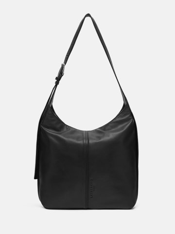 LIEBESKIND BERLIN Leder-Schultertasche "Demi M" in Schwarz - (B)30 x (H)31 x (T)11 cm