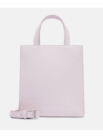 LIEBESKIND BERLIN Leder-Henkeltasche "Paperbag S" in Rosa - (B)22 x (H)25 x (T)11,5 cm