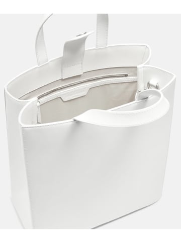 LIEBESKIND BERLIN Leren handtas "Paperbag M" wit - (B)29 x (H)34 x (D)15 cm
