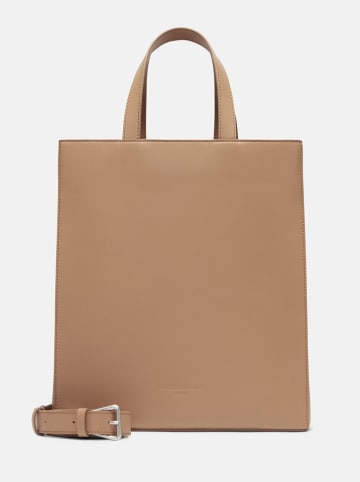 LIEBESKIND BERLIN Leren handtas "Paperbag M" beige - (B)29 x (H)34 x (D)15 cm