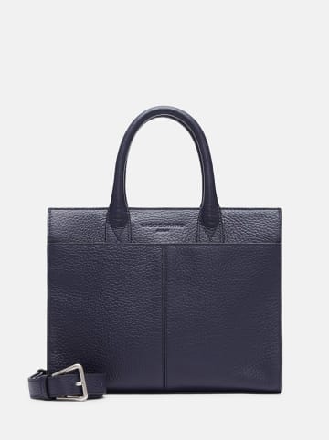 LIEBESKIND BERLIN Leren handtas "Blake M" donkerblauw - (B)28 x (H)22 x (D)13 cm