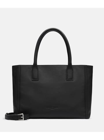 LIEBESKIND BERLIN Leder-Henkeltasche "Marrigold M" in Schwarz - (B)32 x (H)26 x (T)15 cm