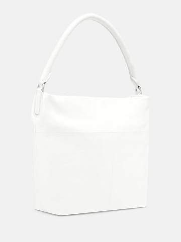 LIEBESKIND BERLIN Leren schoudertas "MFO Ever" wit - (B)40 x (H)30 x (D)13 cm