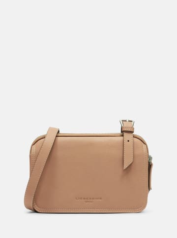 LIEBESKIND BERLIN Leren schoudertas "Mareike" beige - (B)24,5 x (H)15,5 x (D)7,5 cm
