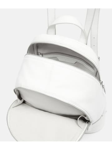 LIEBESKIND BERLIN Leren rugzak "Alita" wit - (B)26 x (H)31,5 x (D)11 cm