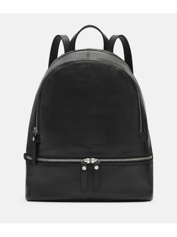 LIEBESKIND BERLIN Leder-Rucksack "Alita" in Schwarz - (B)26 x (H)31,5 x (T)11 cm