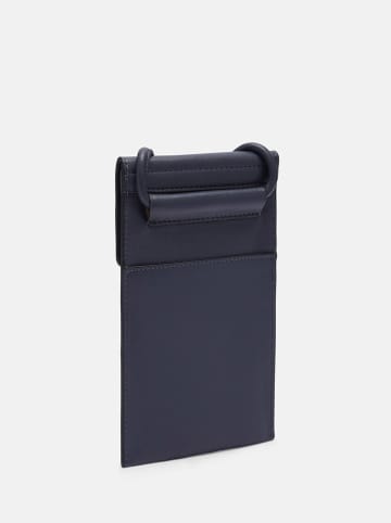 LIEBESKIND BERLIN Leder-Handytasche in Dunkelblau - (B)11 x (H)18 cm
