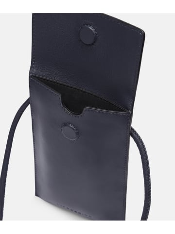 LIEBESKIND BERLIN Leder-Handytasche in Dunkelblau - (B)11 x (H)18 cm