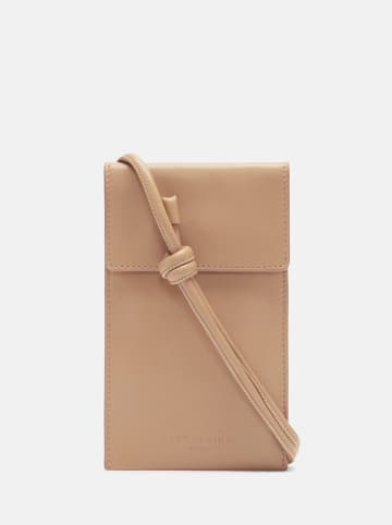 LIEBESKIND BERLIN Leder-Handytasche in Beige - (B)11 x (H)18 cm
