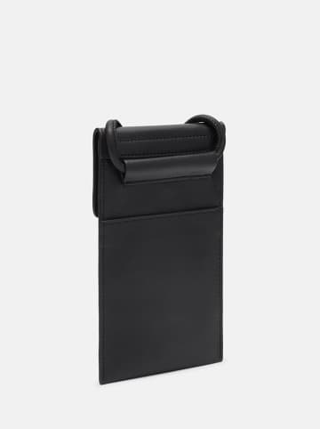 LIEBESKIND BERLIN Leder-Handytasche in Schwarz - (B)11 x (H)18 cm