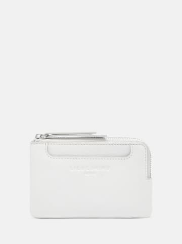 LIEBESKIND BERLIN Leder-Geldbörse "Matti XS" in Weiß - (B)13 x (H)8 x (T)1 cm