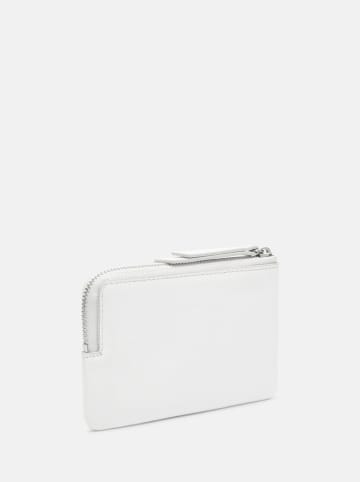 LIEBESKIND BERLIN Leder-Geldbörse "Matti XS" in Weiß - (B)13 x (H)8 x (T)1 cm