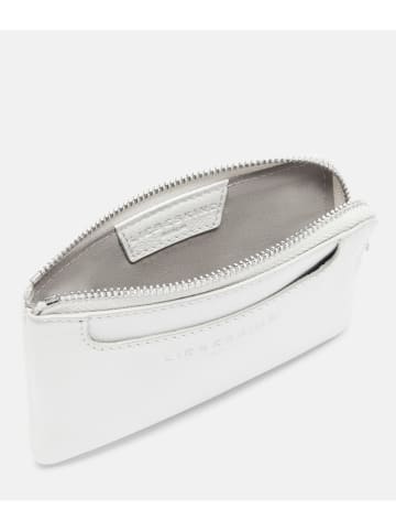 LIEBESKIND BERLIN Leder-Geldbörse "Matti XS" in Weiß - (B)13 x (H)8 x (T)1 cm