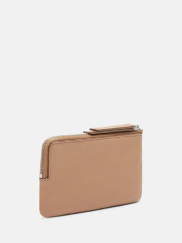 LIEBESKIND BERLIN Leder-Geldbörse "Matti XS" in Beige - (B)13 x (H)8 x (T)1 cm