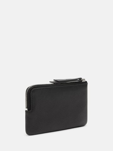 LIEBESKIND BERLIN Leder-Geldbörse "Matti XS" in Schwarz - (B)13 x (H)8 x (T)1 cm