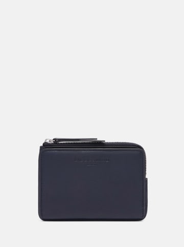LIEBESKIND BERLIN Leren portemonnee "Smilla S" donkerblauw - (B)13 x (H)9 x (D)1 cm