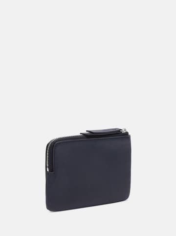 LIEBESKIND BERLIN Leder-Geldbörse "Smilla S" in Dunkelblau - (B)13 x (H)9 x (T)1 cm
