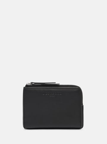 LIEBESKIND BERLIN Leder-Geldbörse "Smilla S" in Schwarz - (B)13 x (H)9 x (T)1 cm