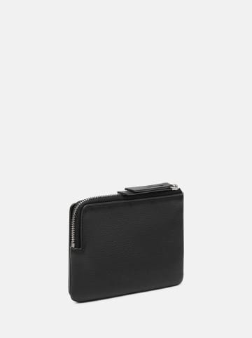 LIEBESKIND BERLIN Leder-Geldbörse "Smilla S" in Schwarz - (B)13 x (H)9 x (T)1 cm