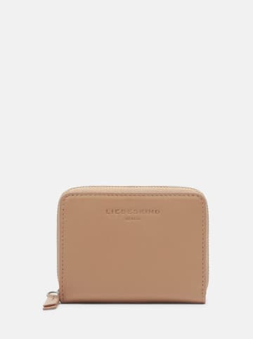 LIEBESKIND BERLIN Leder-Geldbörse "Alexis M" in Beige - (B)11 x (H)8,5 x (T)3 cm