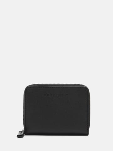 LIEBESKIND BERLIN Leder-Geldbörse "Alexis M" in Schwarz - (B)11 x (H)8,5 x (T)3 cm