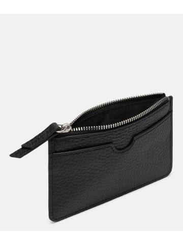 LIEBESKIND BERLIN Leren portemonnee "Star XS" zwart - (B)13,5 x (H)8,5 x (D)0,5 cm