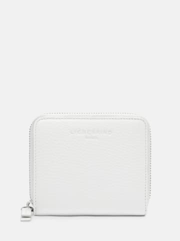 LIEBESKIND BERLIN Leder-Geldbörse "Sabia S" in Weiß - (B)11 x (H)9,5 x (T)2,5 cm
