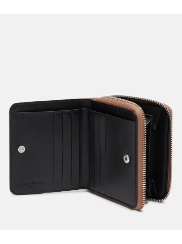 LIEBESKIND BERLIN Leder-Geldbörse "Sabia S" in Beige - (B)11 x (H)9,5 x (T)2,5 cm