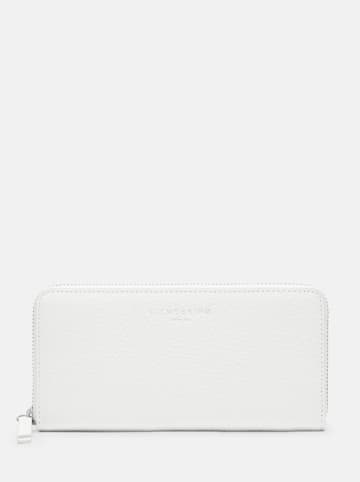 LIEBESKIND BERLIN Leder-Geldbörse "Cassie L" in Weiß - (B)19 x (H)9,5 x (T)2 cm