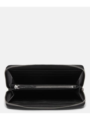 LIEBESKIND BERLIN Leder-Geldbörse "Cassie L" in Schwarz - (B)19 x (H)9,5 x (T)2 cm