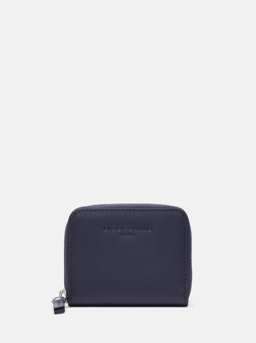 LIEBESKIND BERLIN Leren portemonnee "Dot S" donkerblauw - (B)10 x (H)8 x (D)2 cm